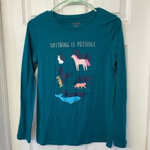 Cat & Jack girls size XL top